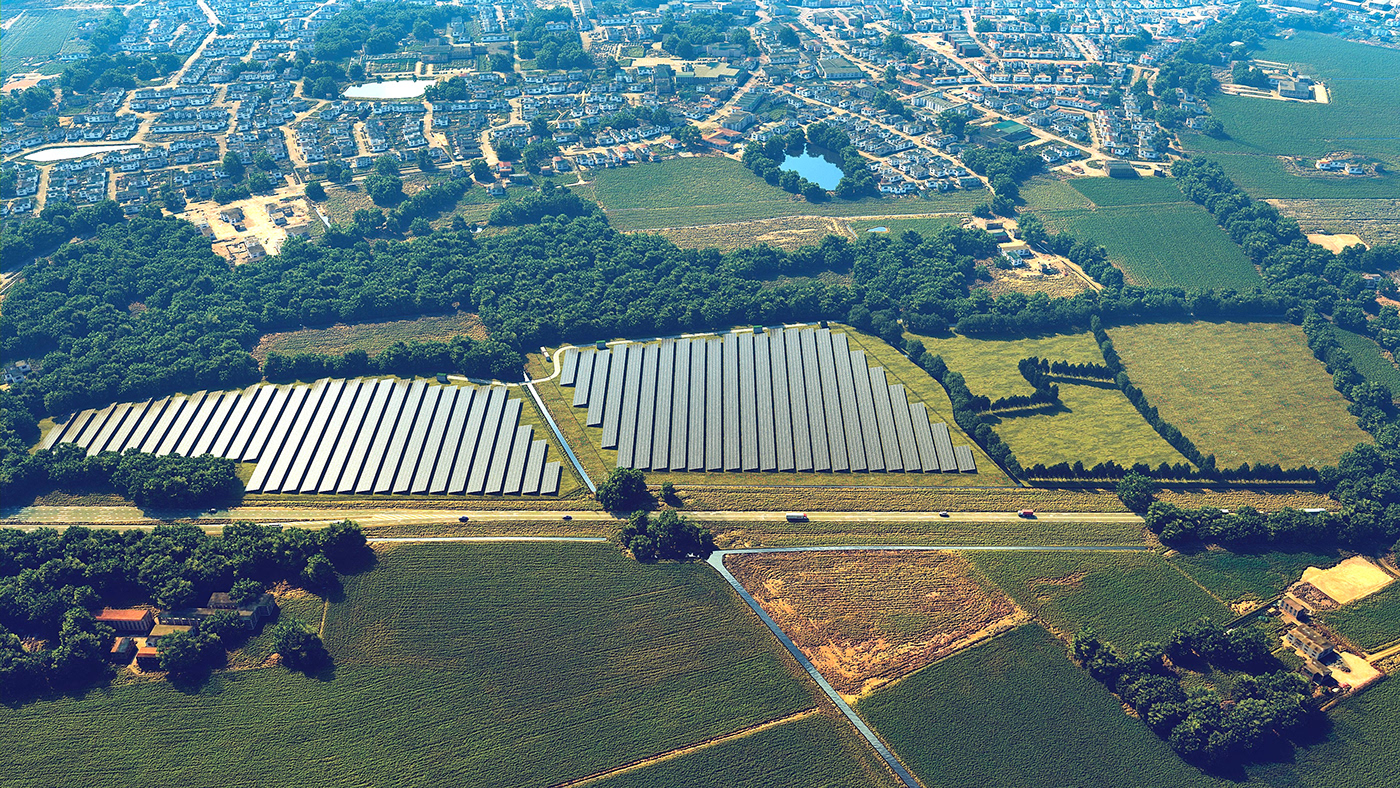 renewable solar solar farm Solar Park Sustainable visual impact assessment