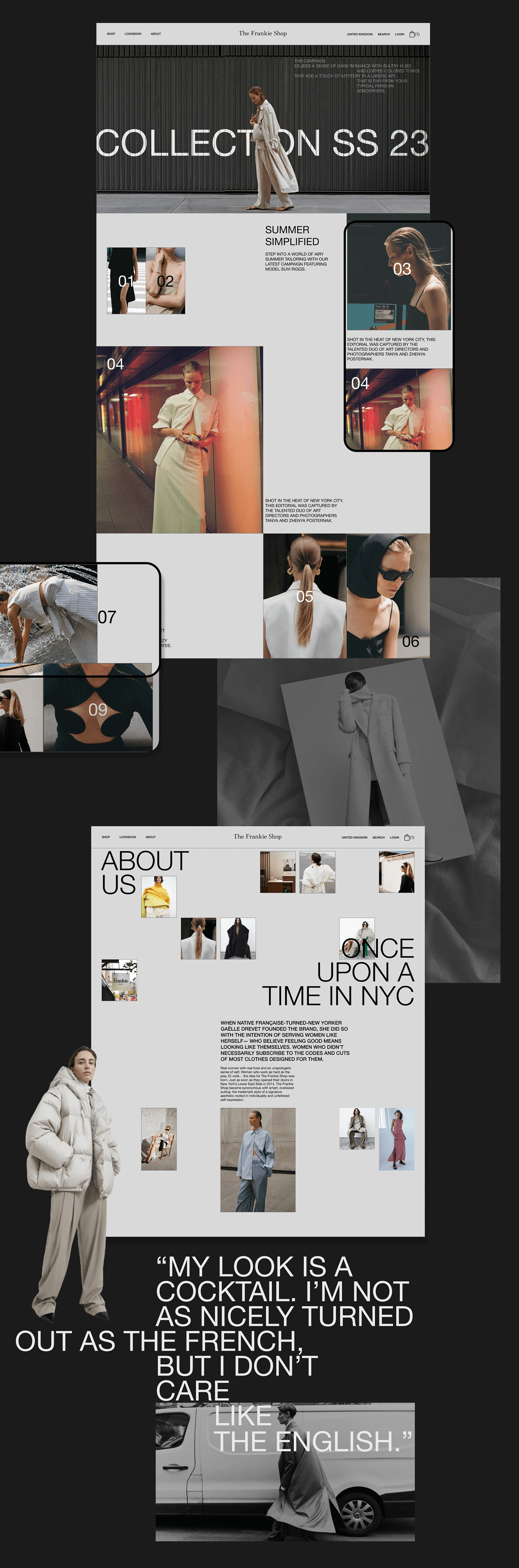 e-commerce Web Design  UI/UX Figma Fashion  online store Website