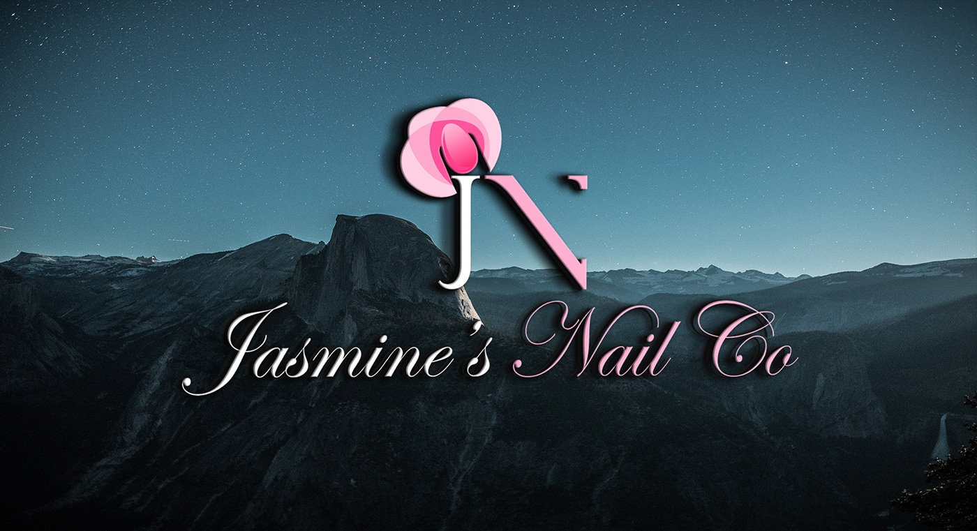 cometic graphics jesmin logoo Nail Business ROSE logo