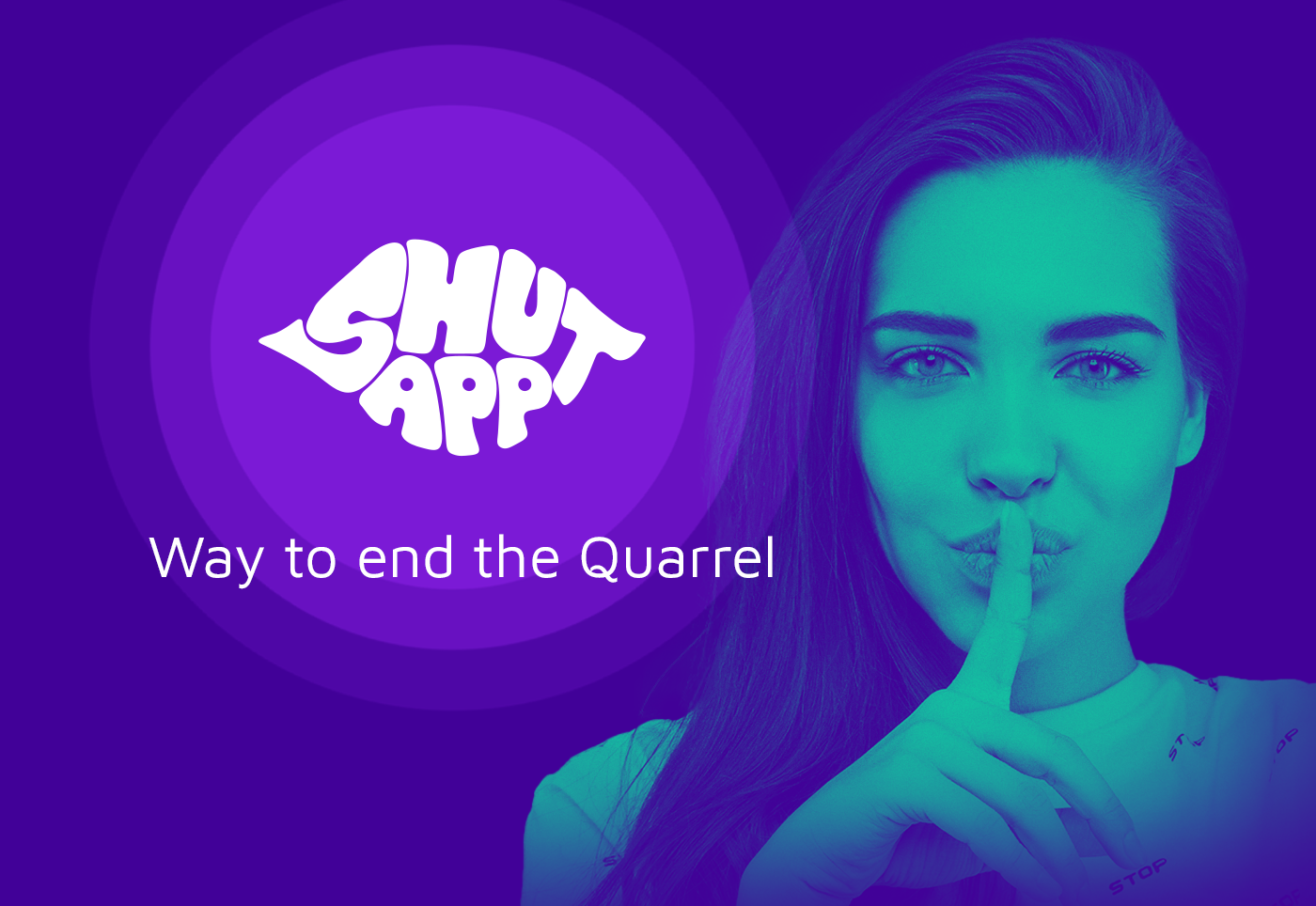 app break the quarrel mobile UI ux