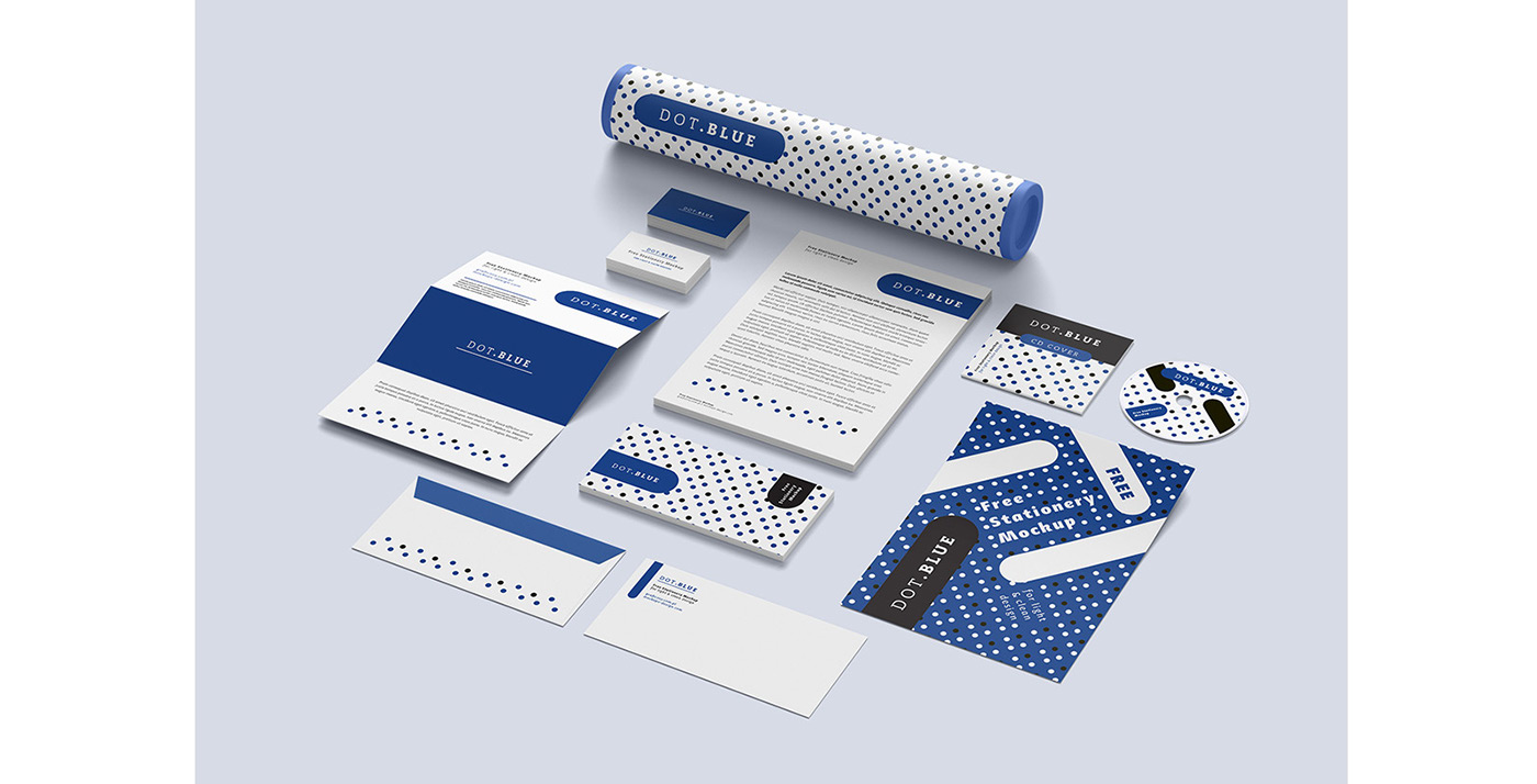 Mockup free psd template Corporate Identity