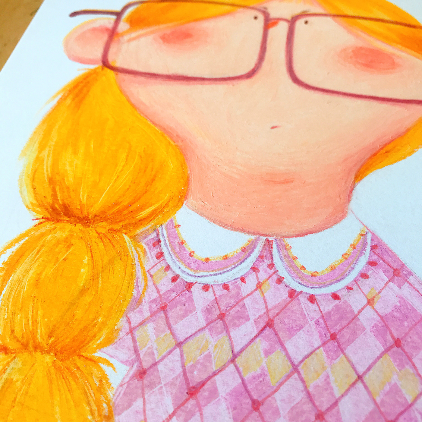 portrait Portrait Painting crayon oil pastel color pencil