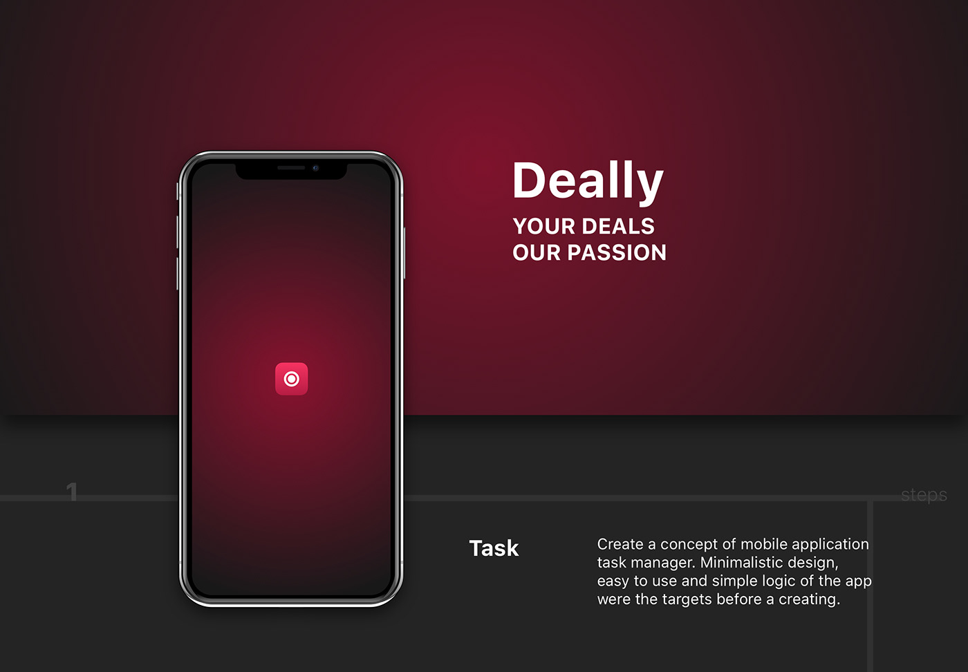 concept ios task manager app design UI ux animation  application use interface user experience