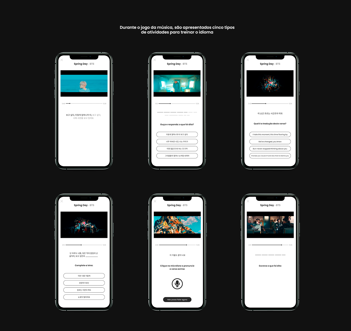 app design Figma Mobile app music UI/UX user interface Web Design  game learning