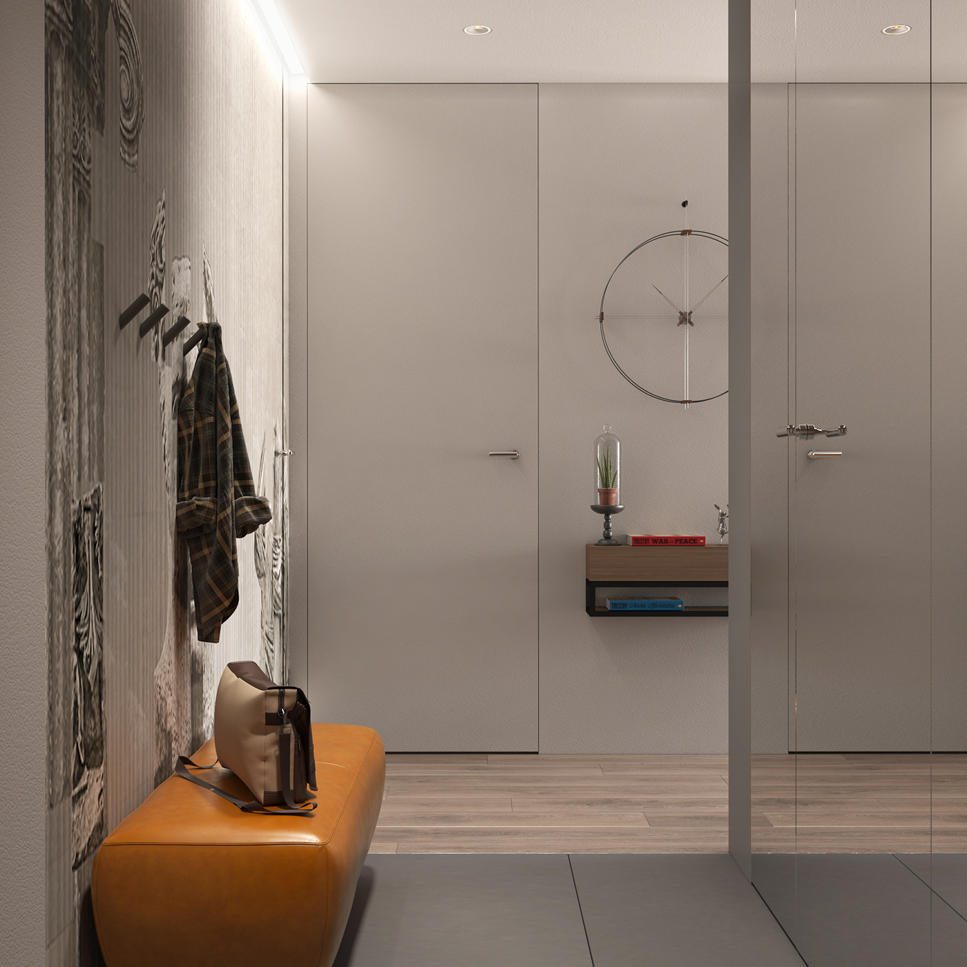 interiors male apartment Inalco GUBI wood modern catalano wall&decò