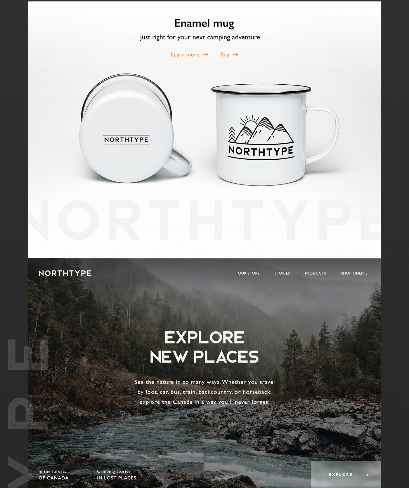 Outdoor graphicdesign design UI Webdesign typography   logo Nature branding  creative