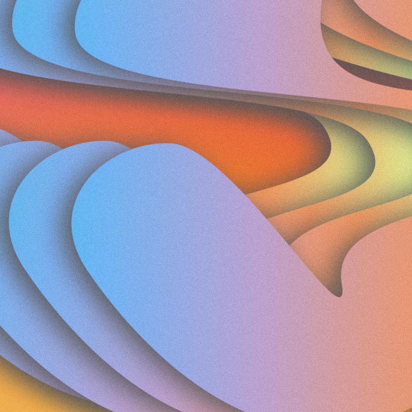 gaussian blur gradient layering visual art