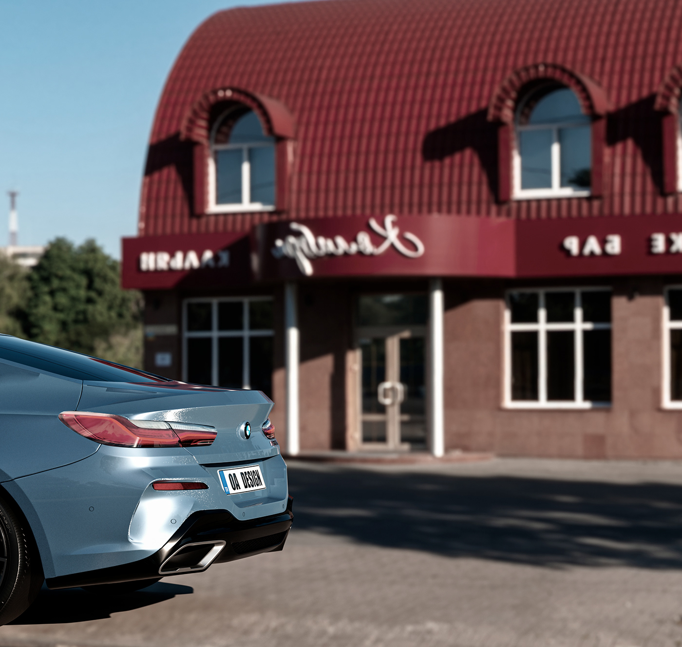 3D 3dsmax BMW car corona renderer product Product Rendering Render rendering visualization