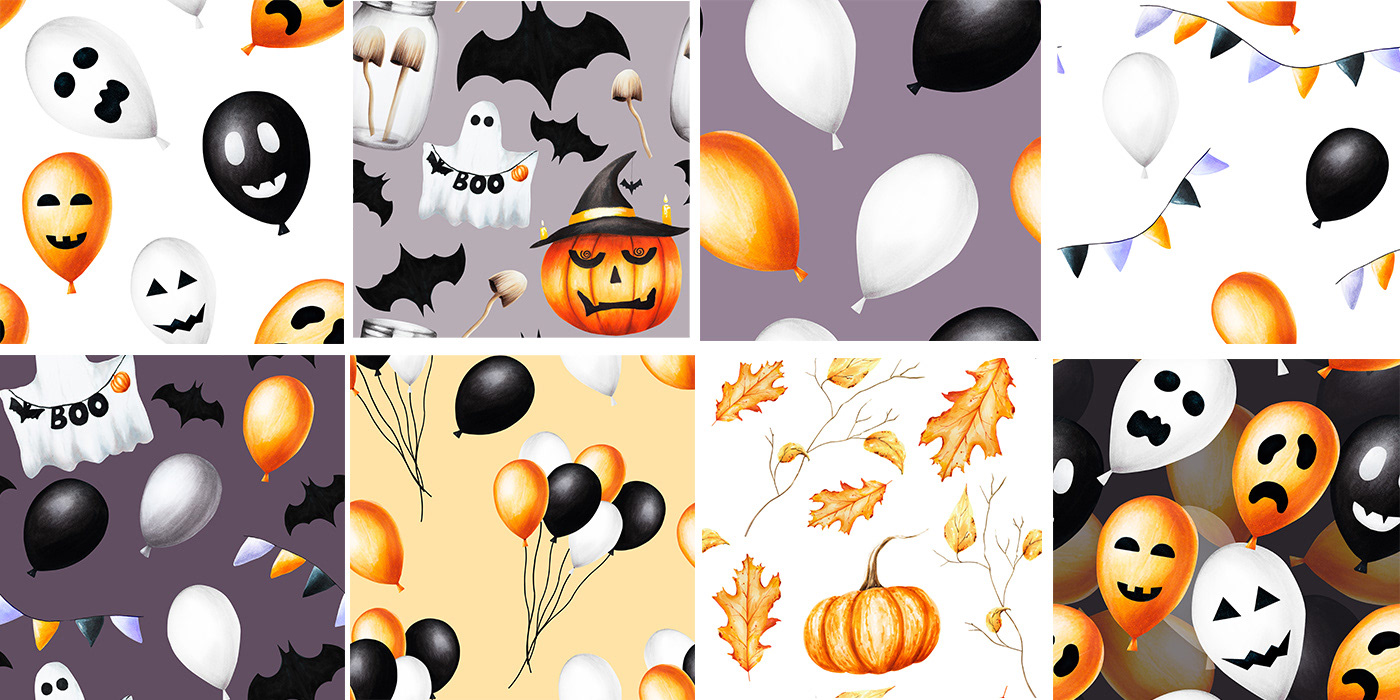 Halloween pumpkin horror Drawing  Marker Copic artwork autumn holidays october