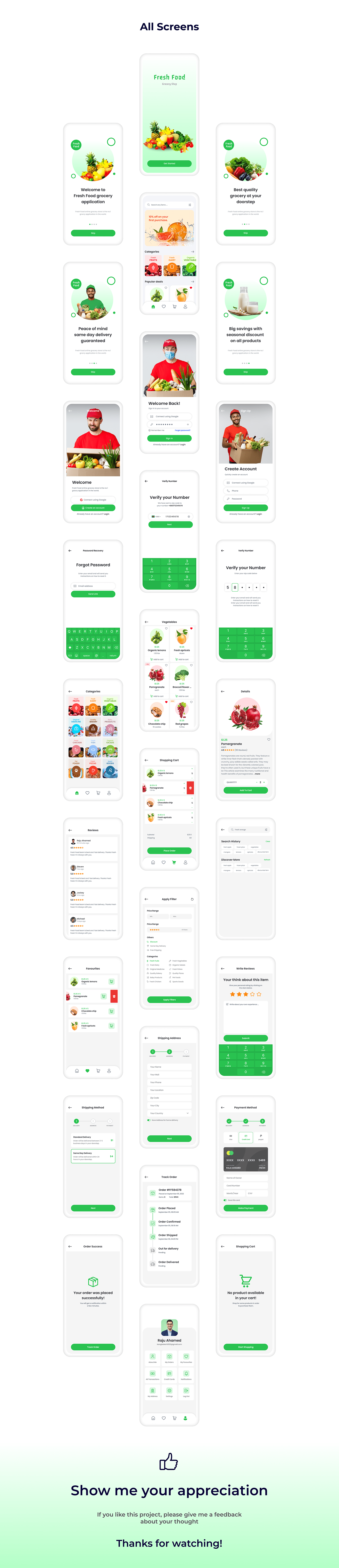 Case Study Ecommerce ecommerce app food delivery Grocery Grocery App Mobile app UI UI/UX ux