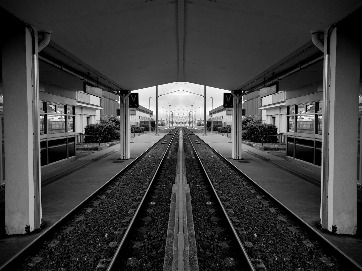 Photography  black and white symmetry street photography