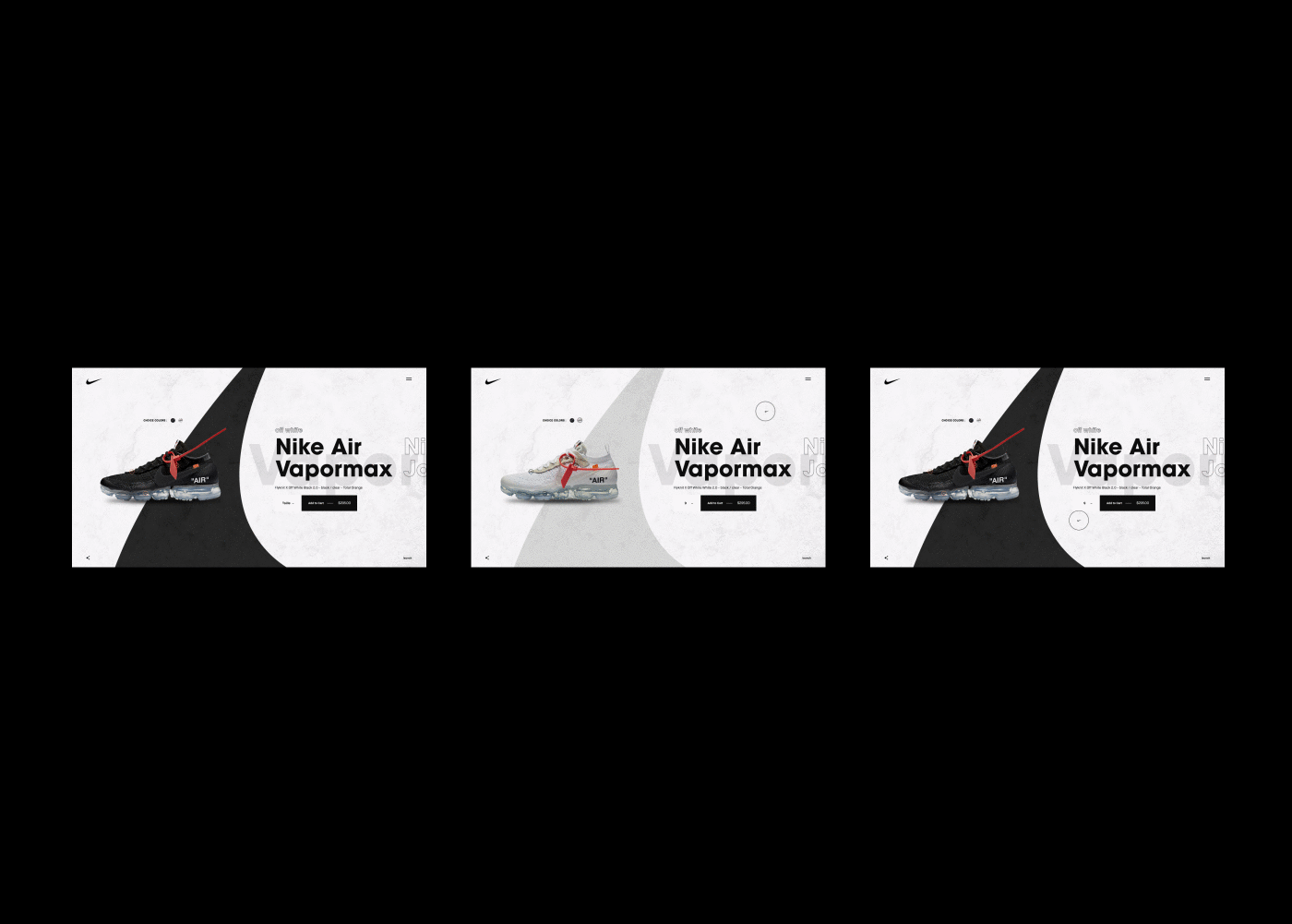 Webdesign Website motion design design Web site Nike Interface ux Conception
