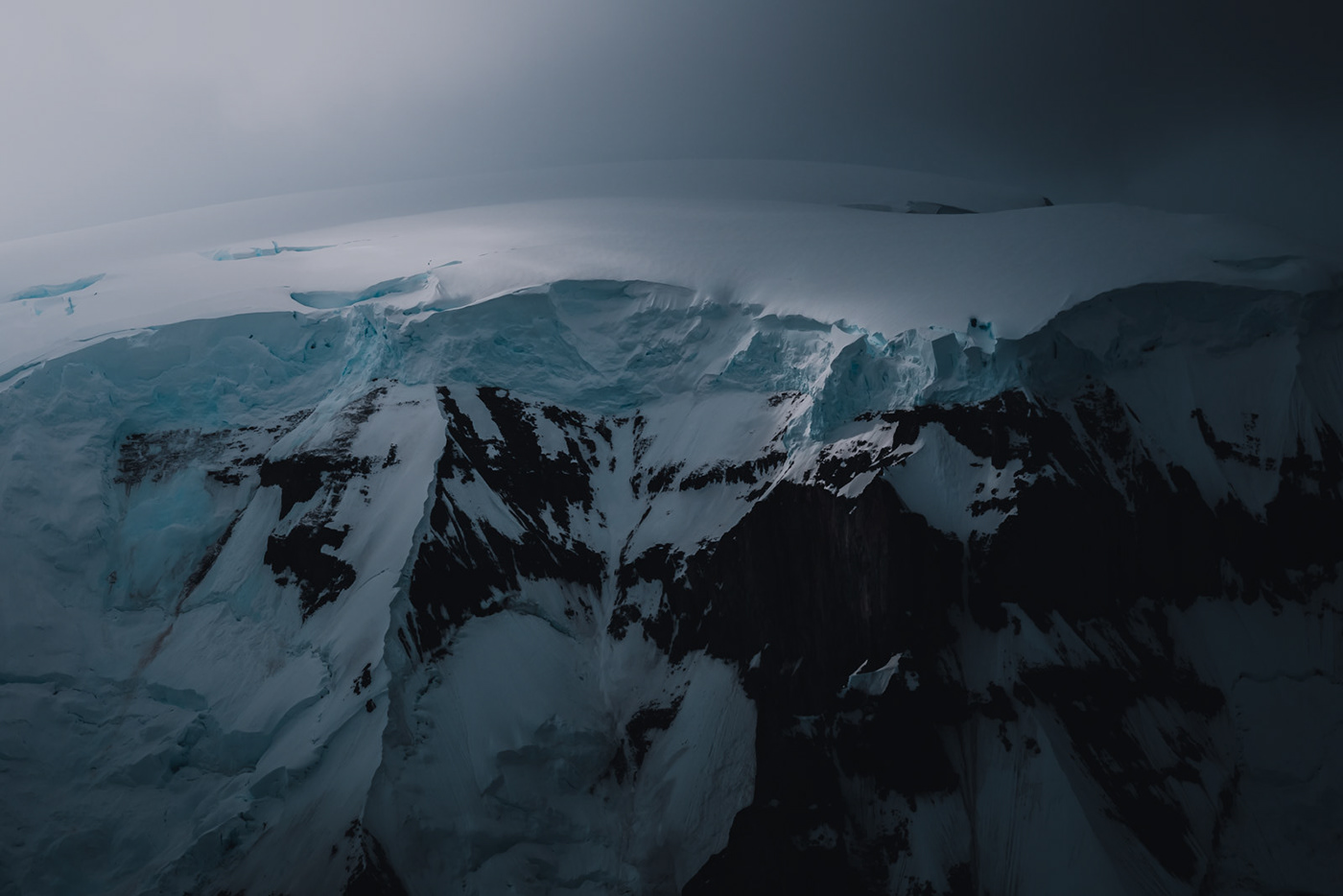 antarctica Arctic dark glacier ice iceberg mountain snow winter fine art