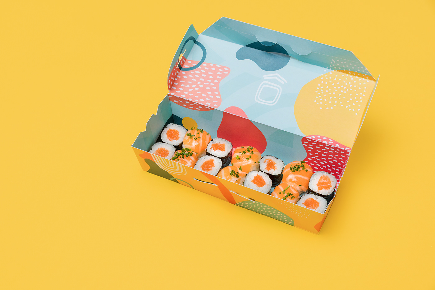 Packaging Sushi kids ILLUSTRATION  pastel Fun design