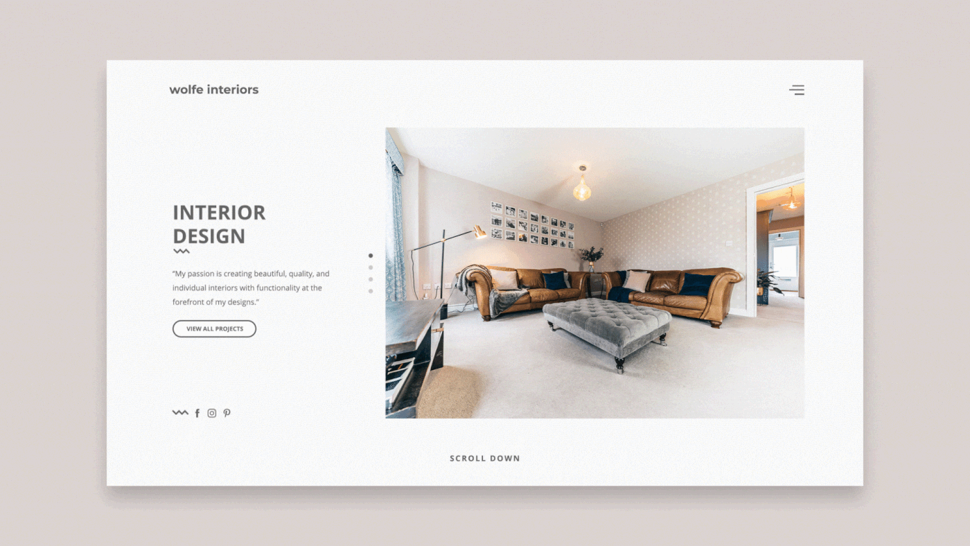 Website ui design Web Design  interaction Website Design interface design interior design 