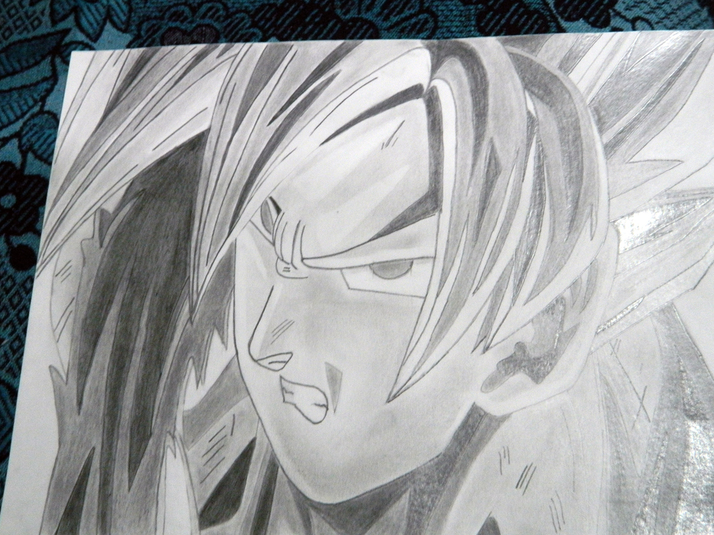 Goku Super Saiyajin Dibujo A Lapiz | Behance