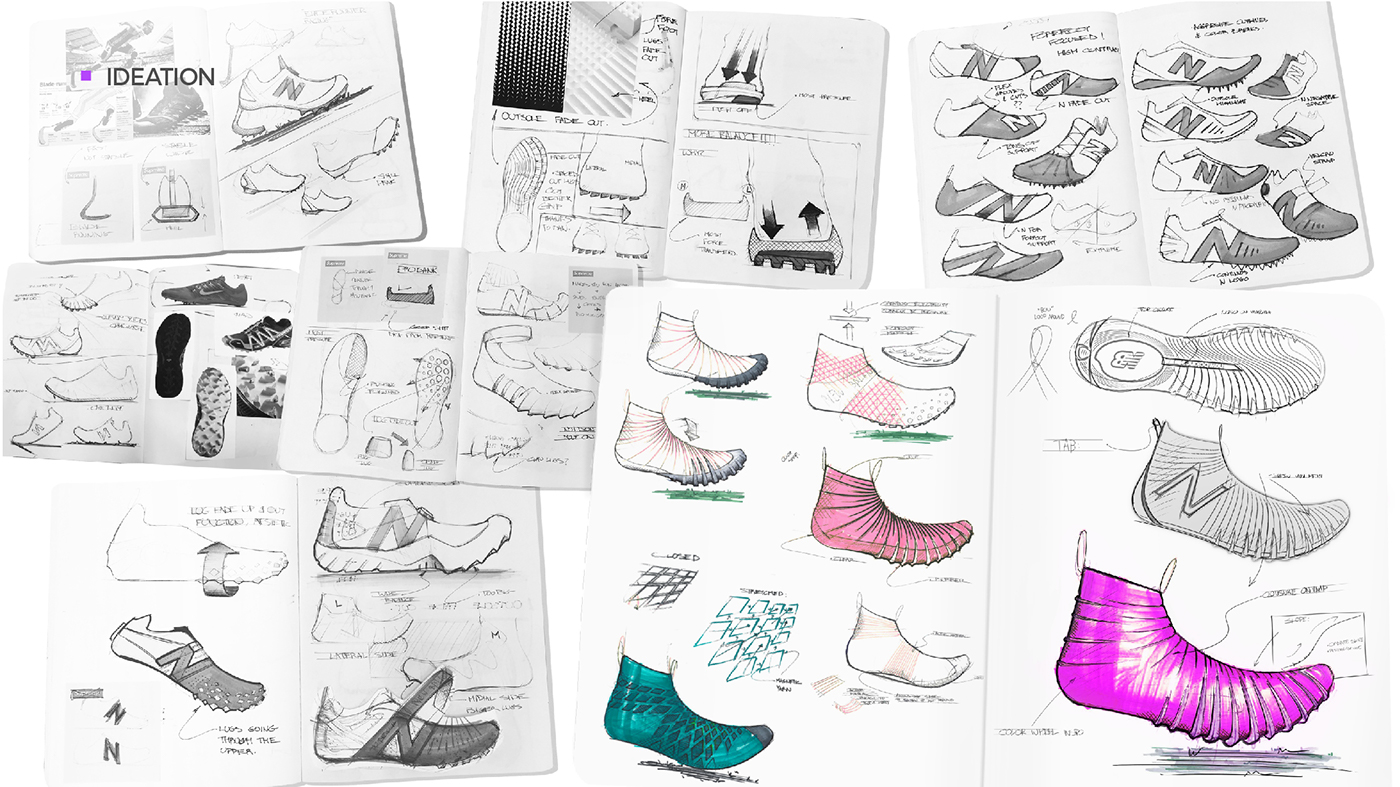 New Balance footwear design footwear design product Nike adidas running Rhino