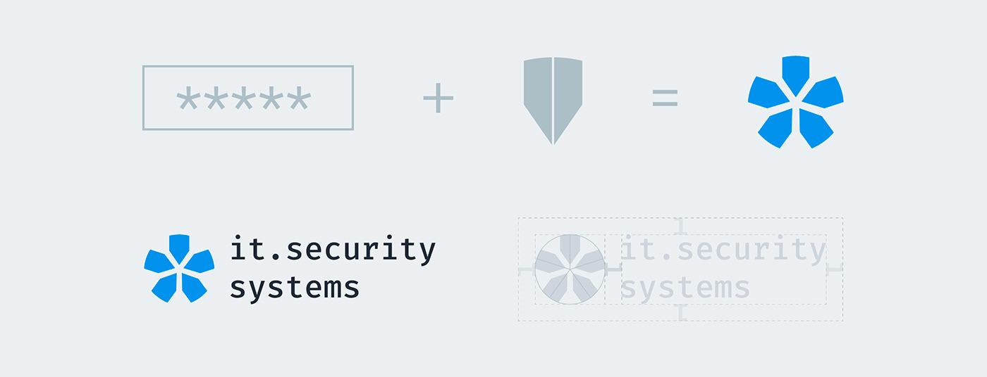 3D branding  logo Web Design  Веб лого blender security безопасность