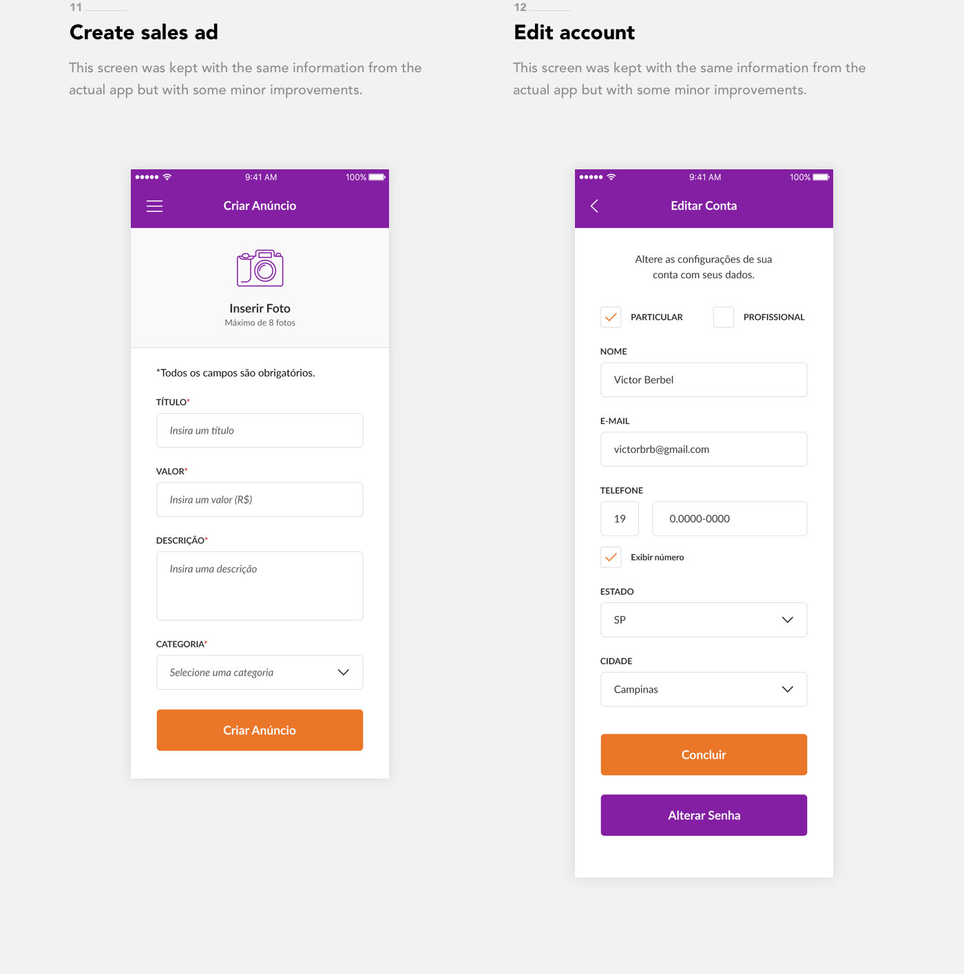 OLX App Redesign