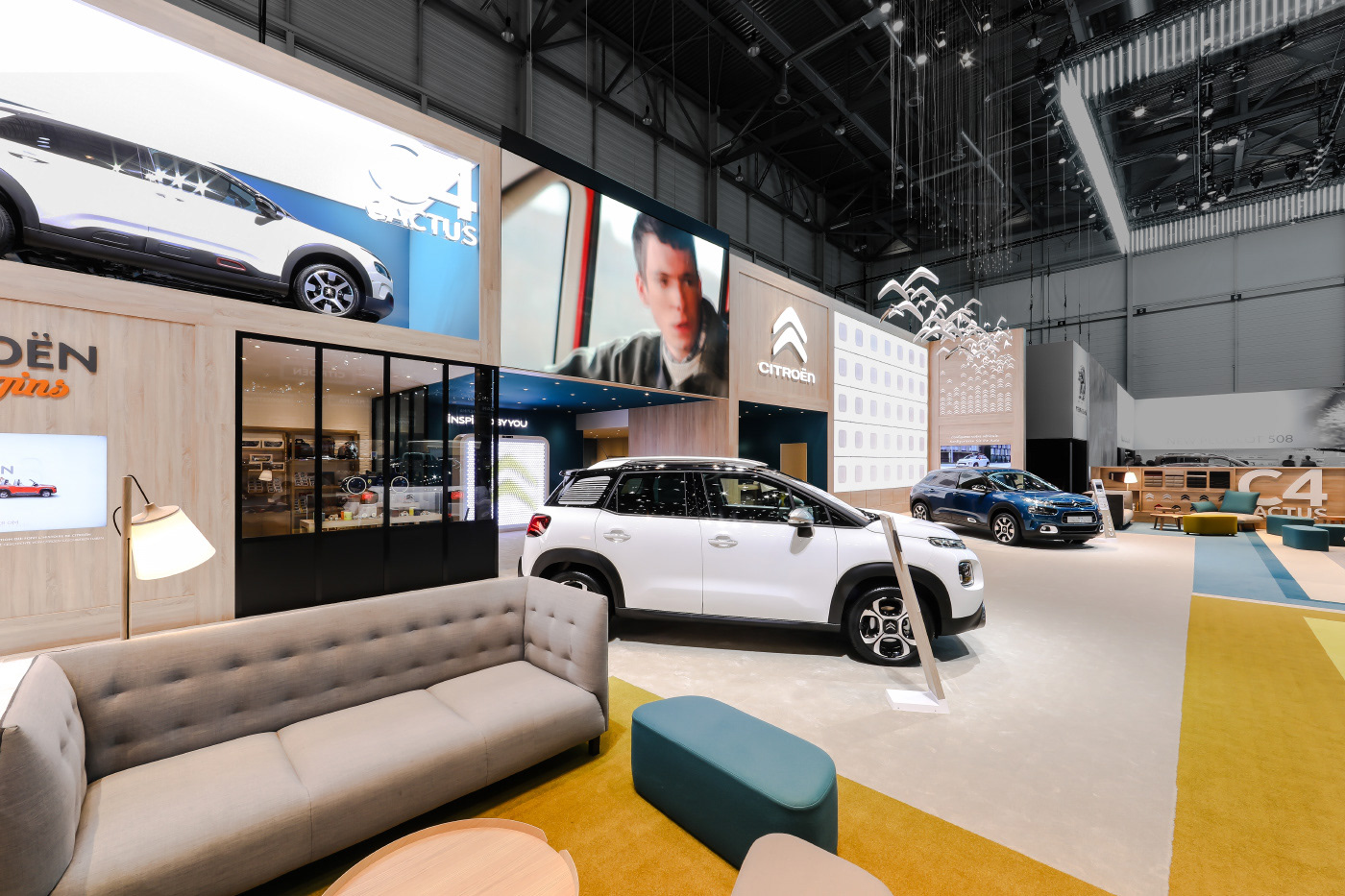 citroen booth booth design Gims  Stand messestand stand design citroen stand gims 2018 Geneva