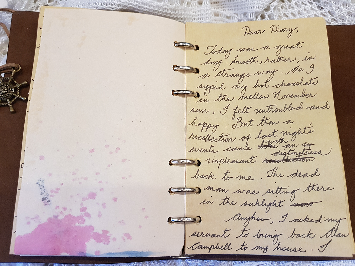 fiction archival Diary writing  ILLUSTRATION  sin personal Oscar Wilde Dorian Gray mixed media