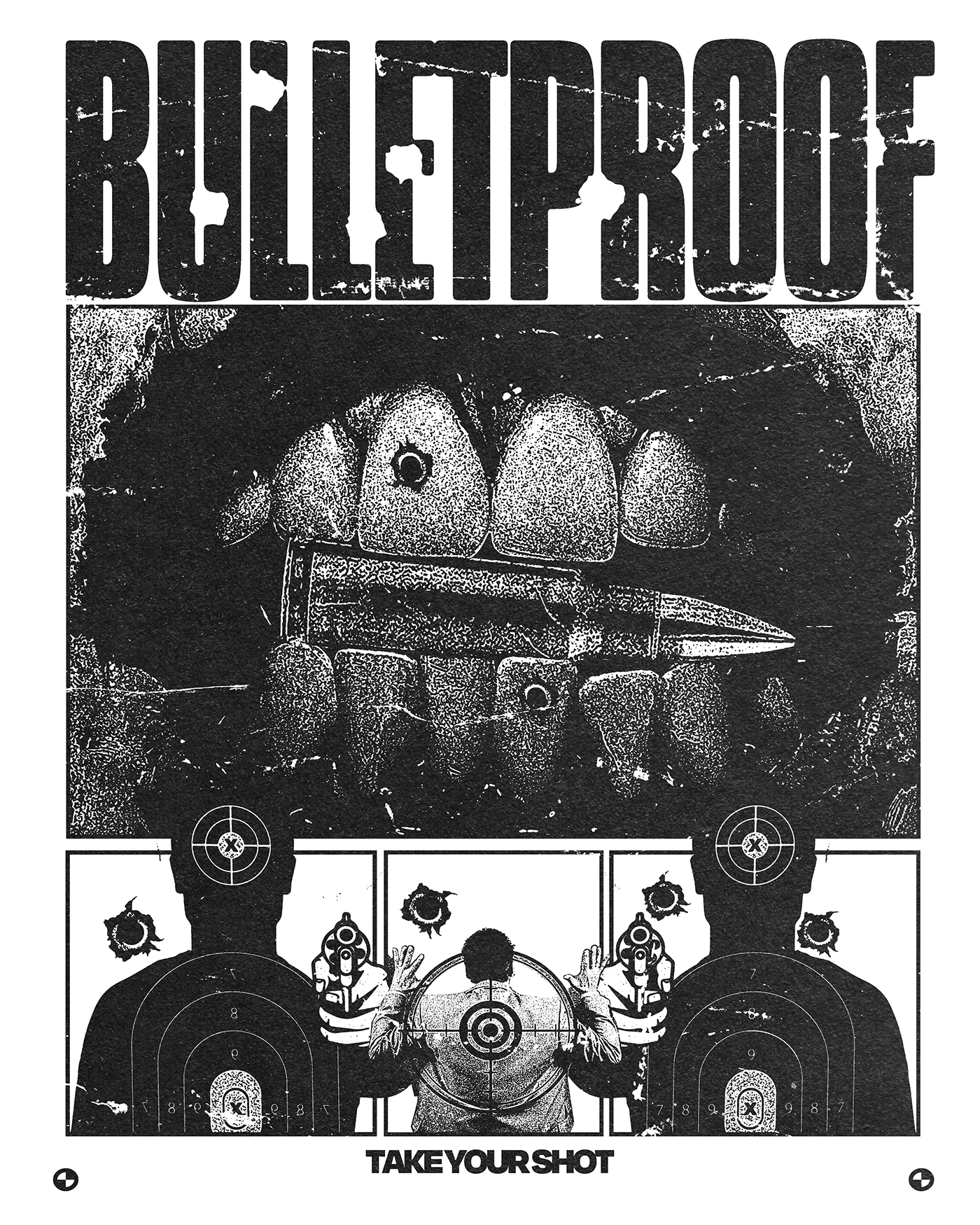 grunge punk poster Graphic Designer design dark horror