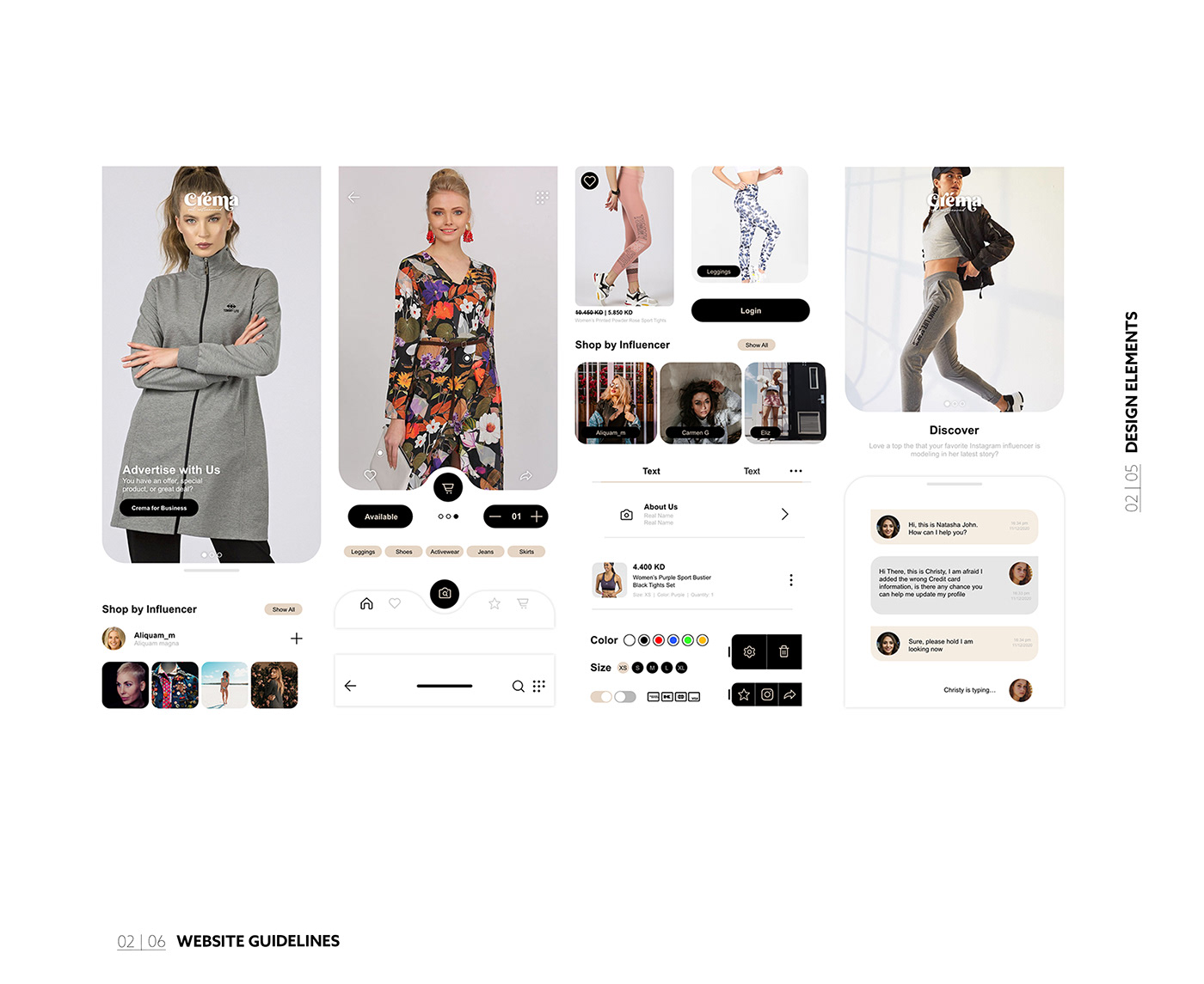 app Fashion  graphicdesign onlineshopping UI/UX Webdesign Website e-commerce Mobile app