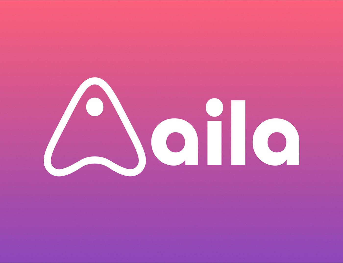 AILA logo Logotype French fresh language Logo Design minimalist modern