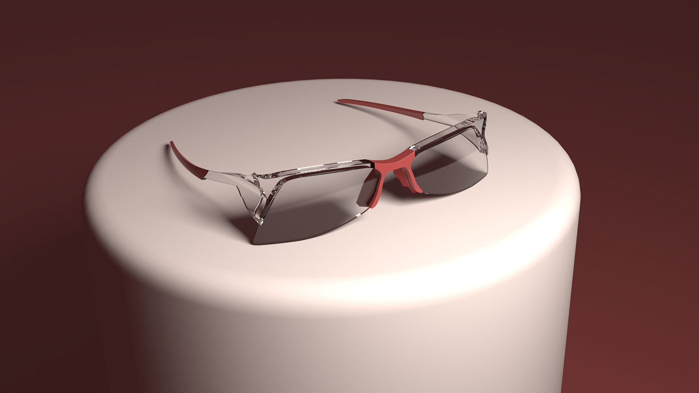 banner esports G2 eSports Gaming glasses industrial design  keyshot product design  Rhino 3D design