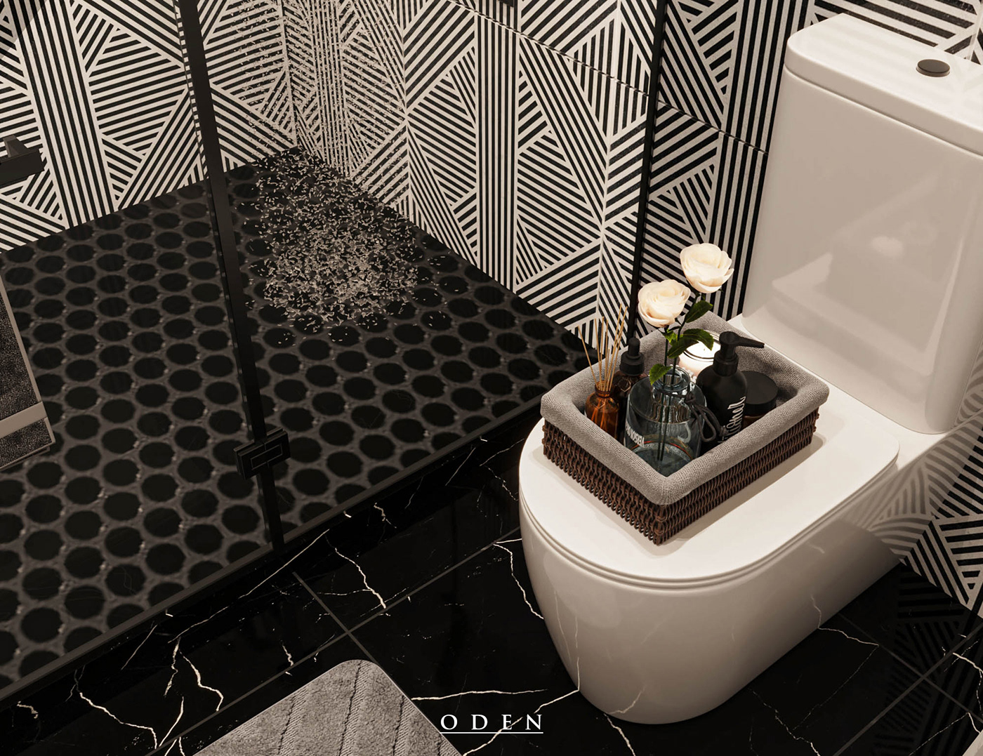 interior design  architecture visualization Render 3D modern bathroom bathroom interior bathroom design
