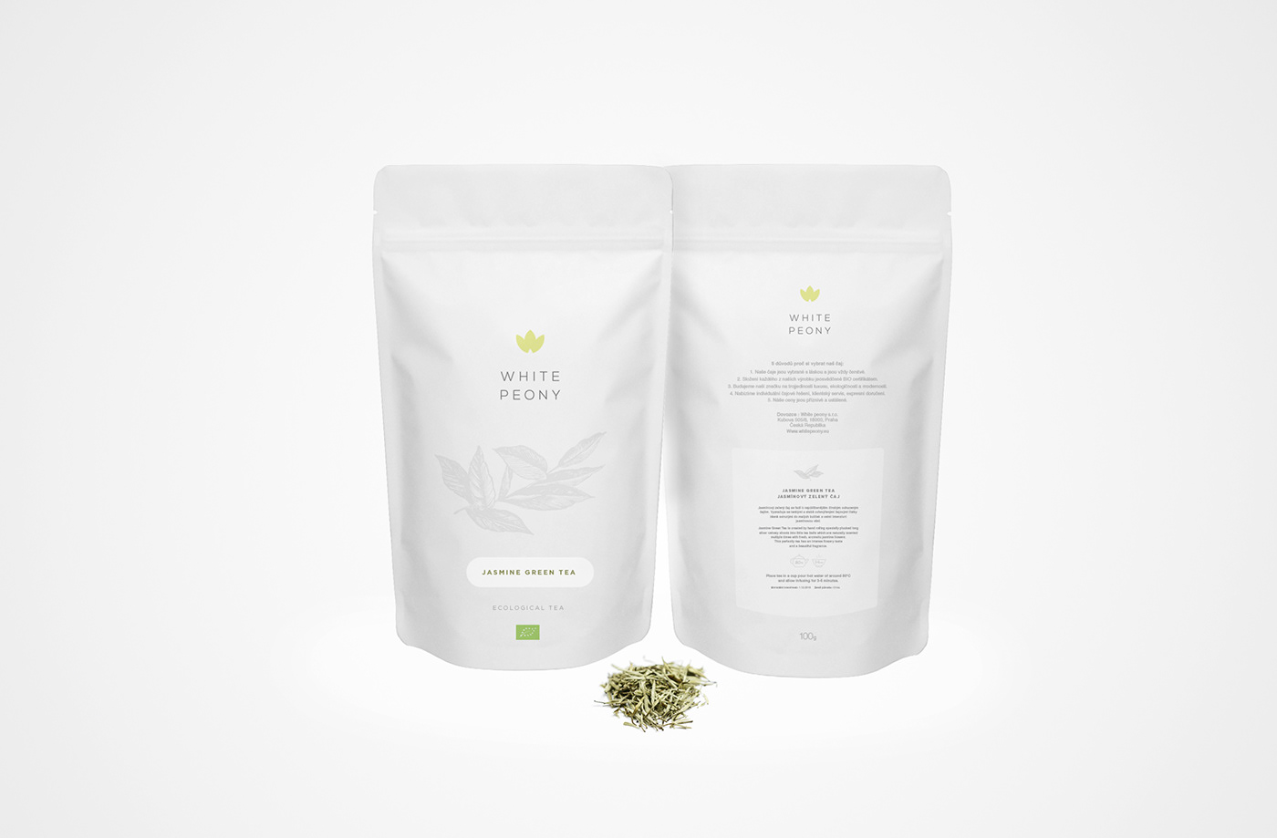Packaging Ecology tea herbal clean Minimalism premium soft drinks