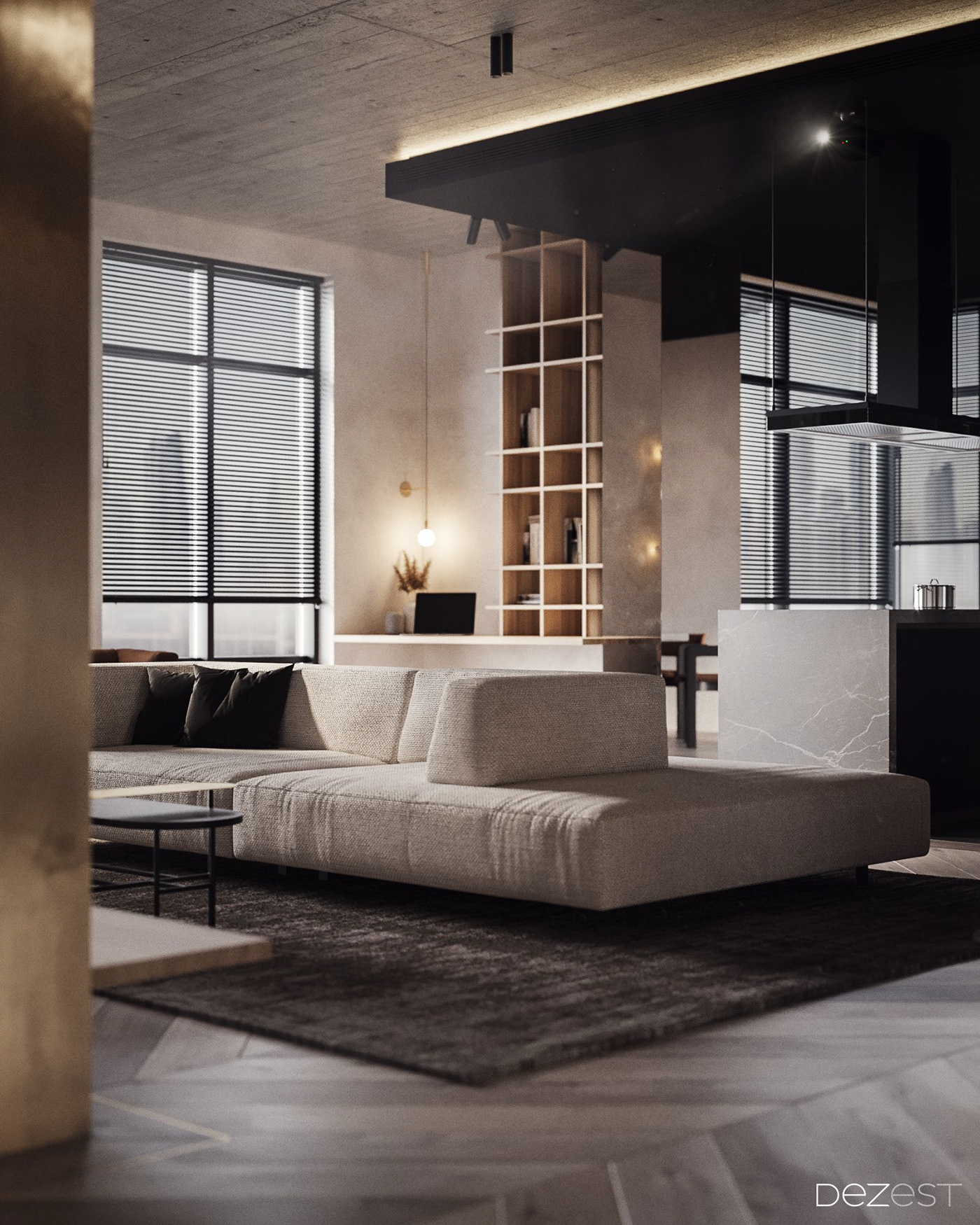 архитектура дизайн интерьера architecture design contemporary modern interior apartment interior design  luxury dark
