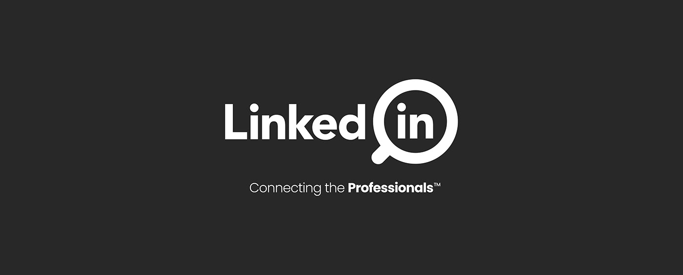 blue brand branding  clean Linkedin logo Logo Design modern rebranding redesign