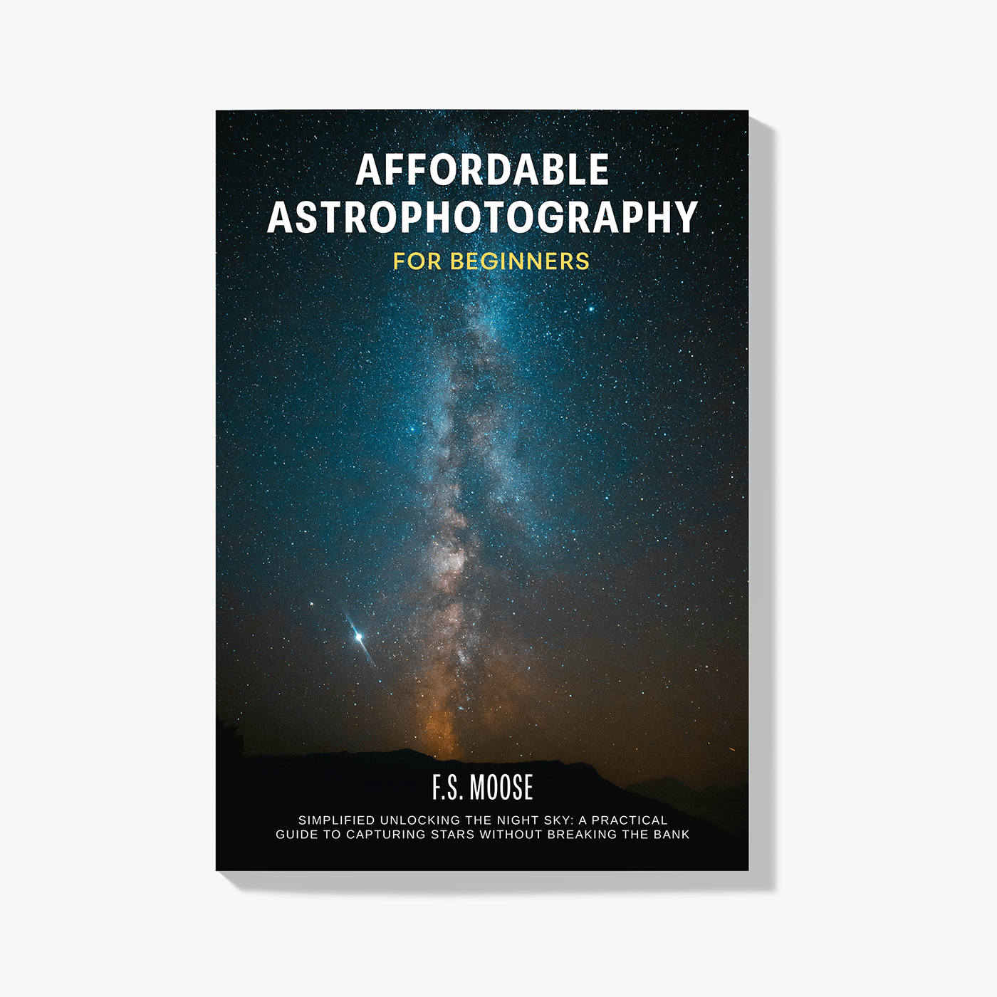 astrophotography astronomy book cover Clean Design Guide Cover Design