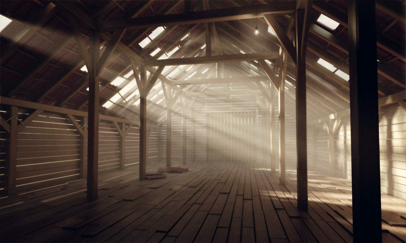 barn light fog roof