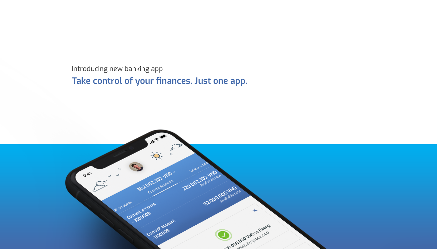 banking apps UI ux digital banking vietnam SMART BANKING