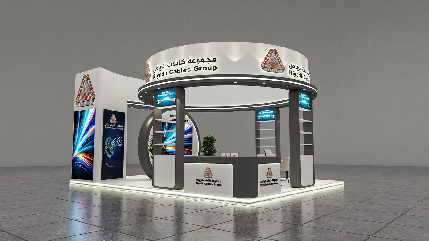 booth Exhibition Design  architecture 3ds max visualization Render booth design exhibition stand design booths