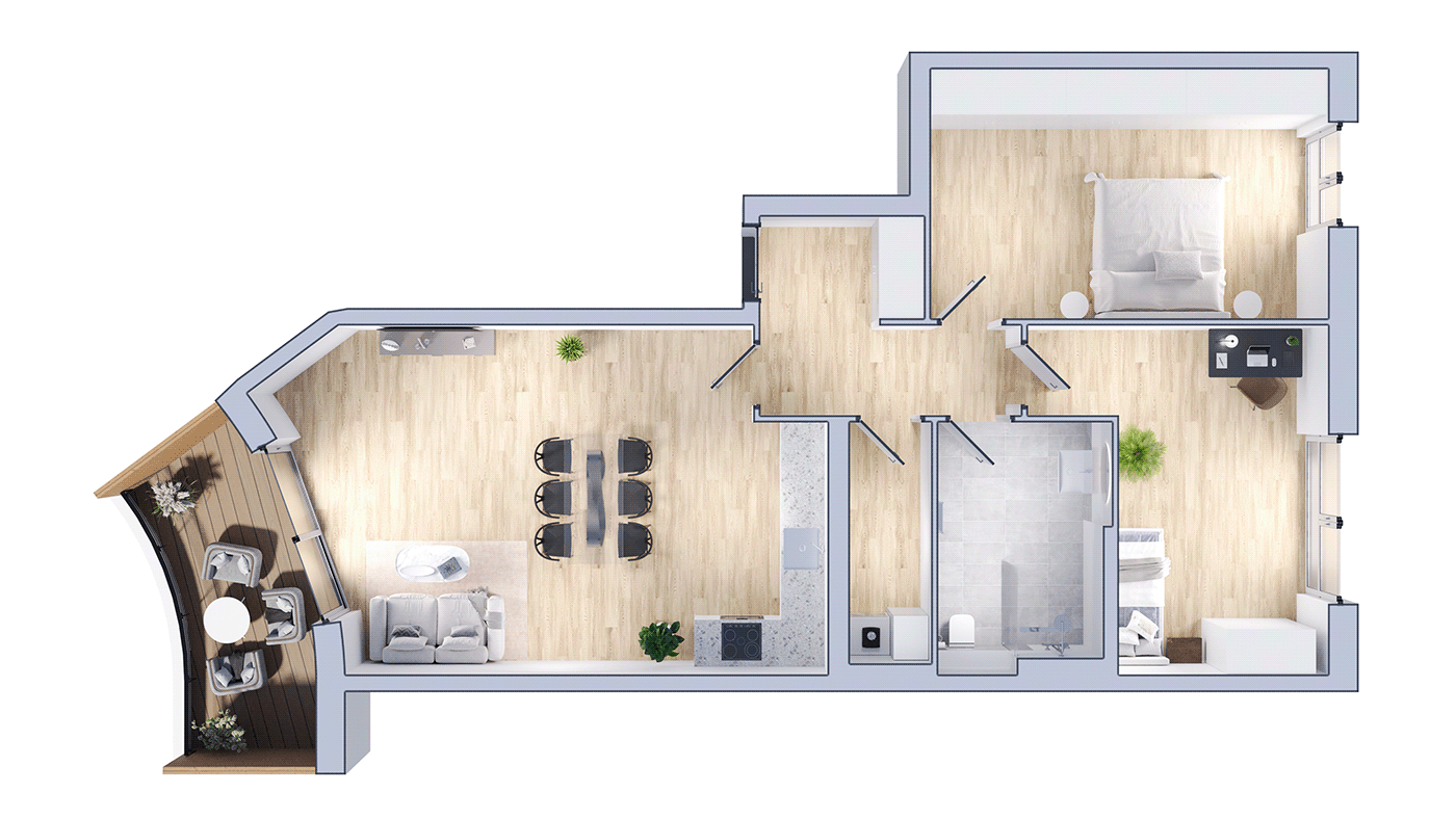 arhitecture visualization Render 3D interior design  modern 3ds max exterior 2D grundriss