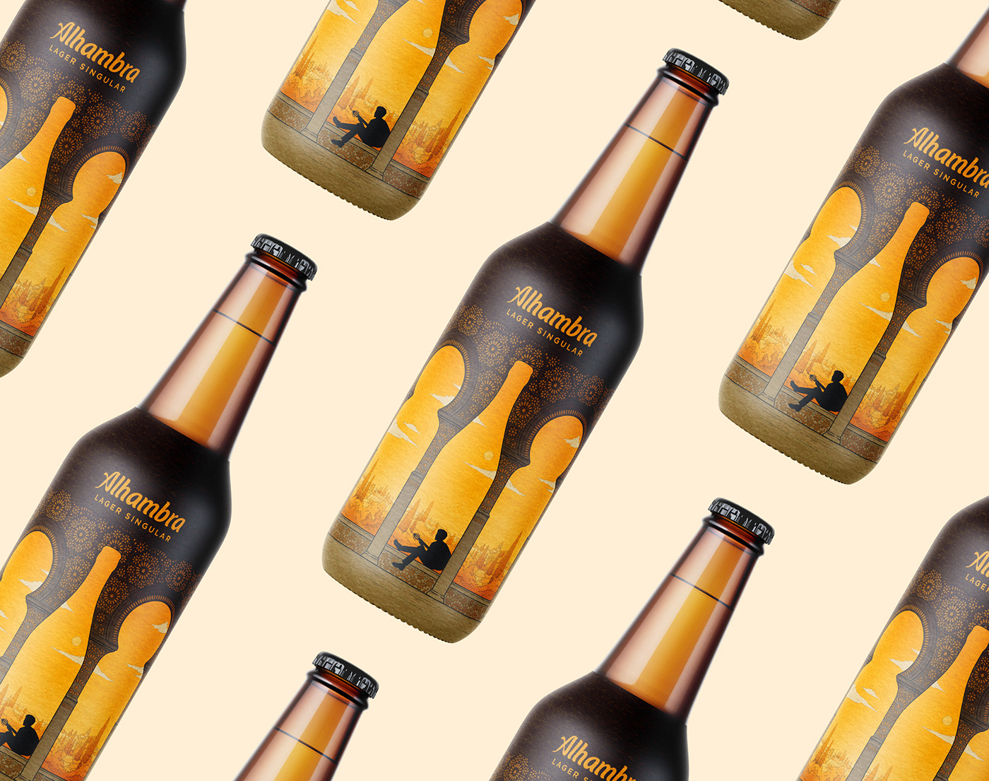 artwork beer beer design beer label bottle design Digital Art  ILLUSTRATION  Packaging PROCREATE ART