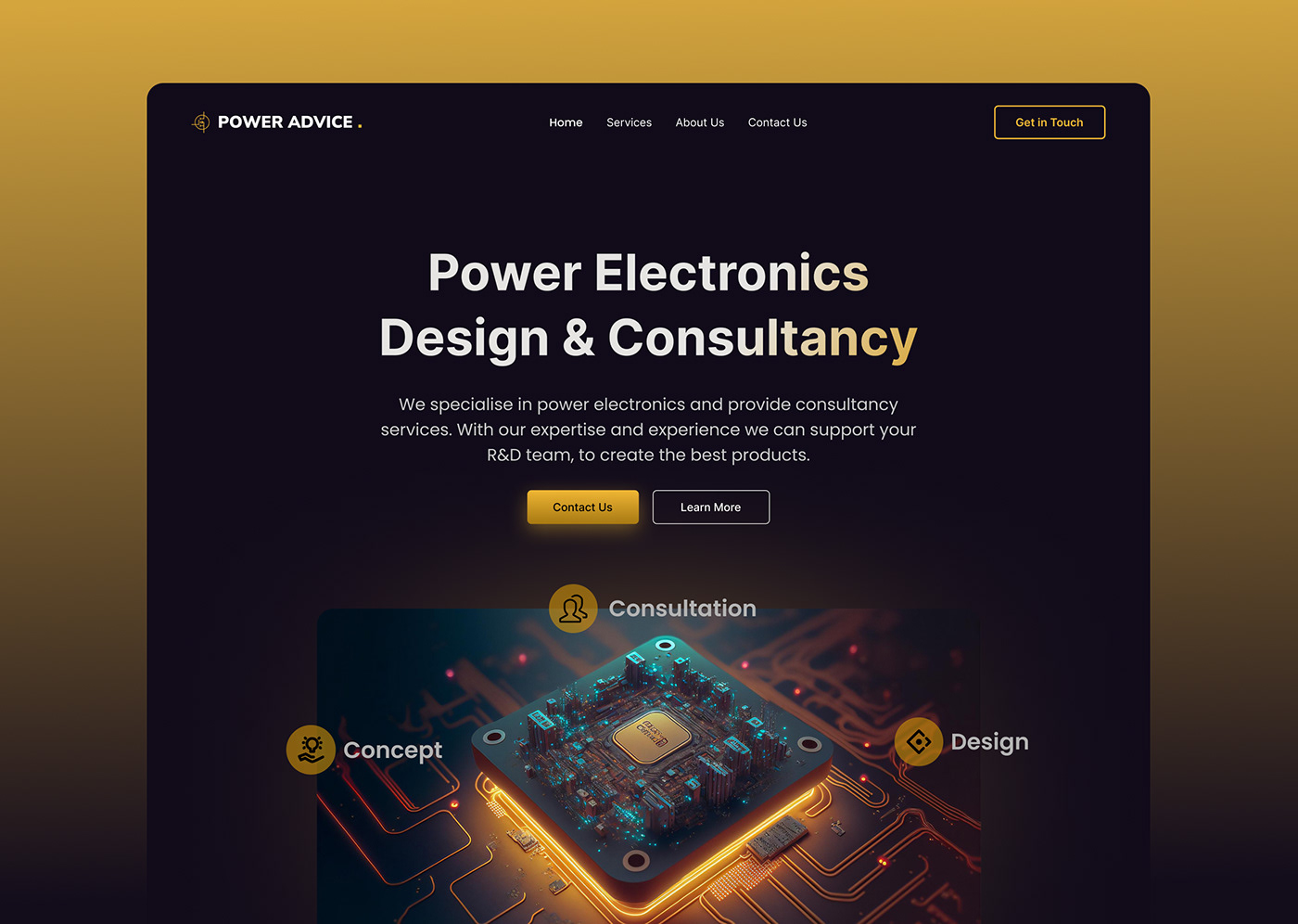design Electronics Technology modern visualization Power Electronics expertise power