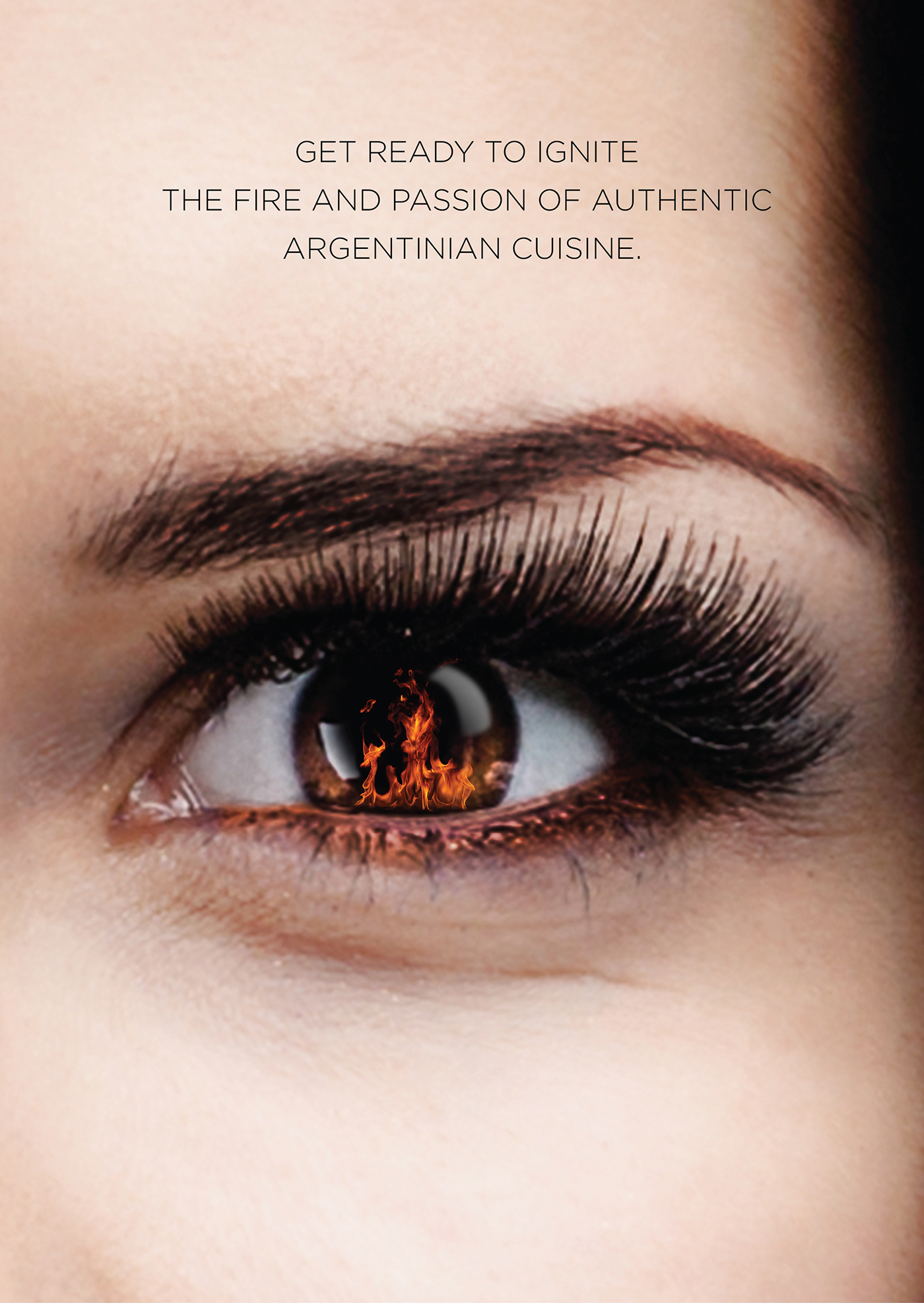argentina South America passion fire Food  cuisine argentinian food girl bite eat Aggressive wild animal