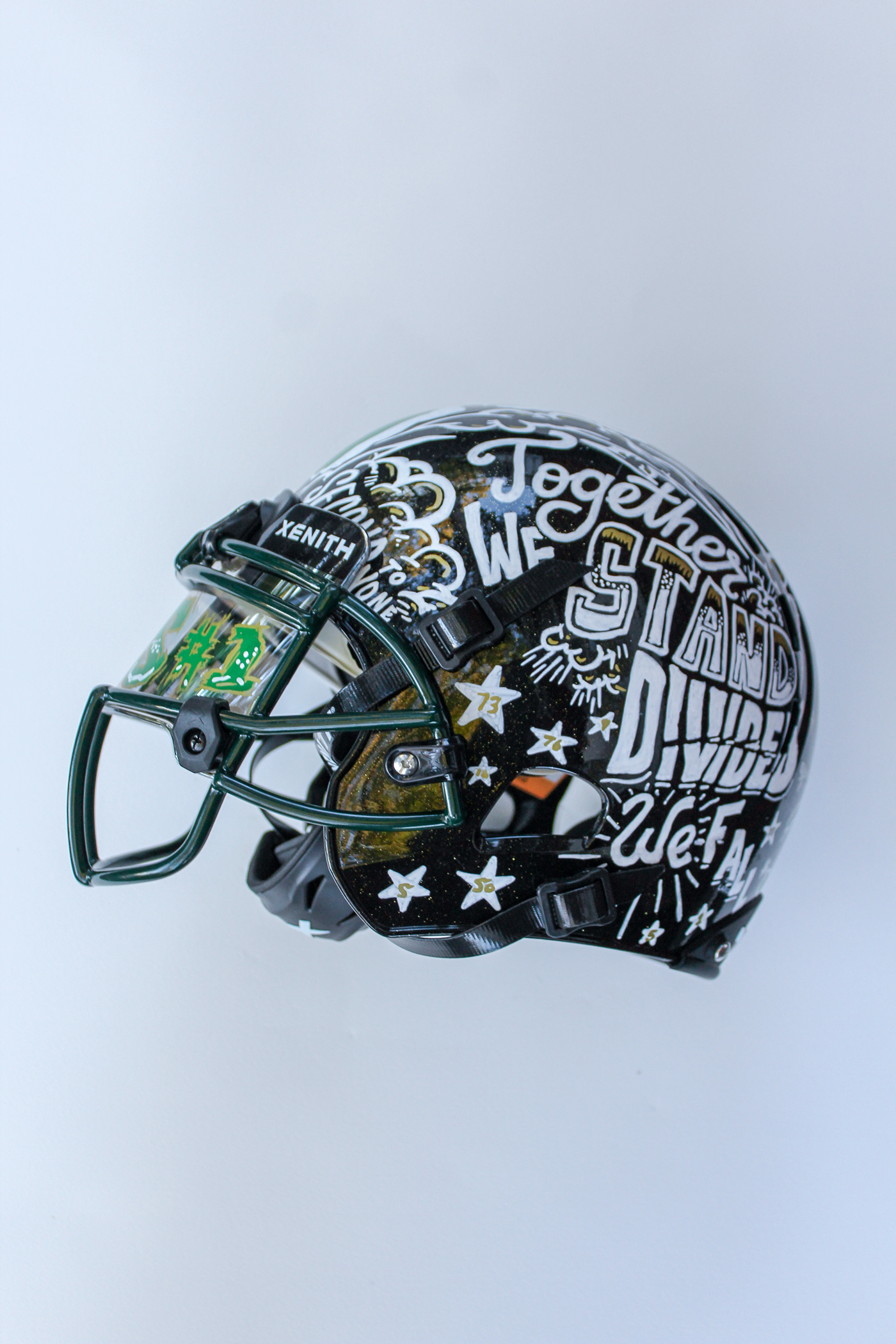 Drawing  detroit typography   type Handlettering football Helmet