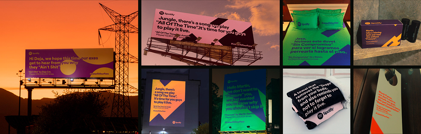#artitst Advertising  campaign copywriting  fans media Music Festival Outdoor Socialmedia spotify