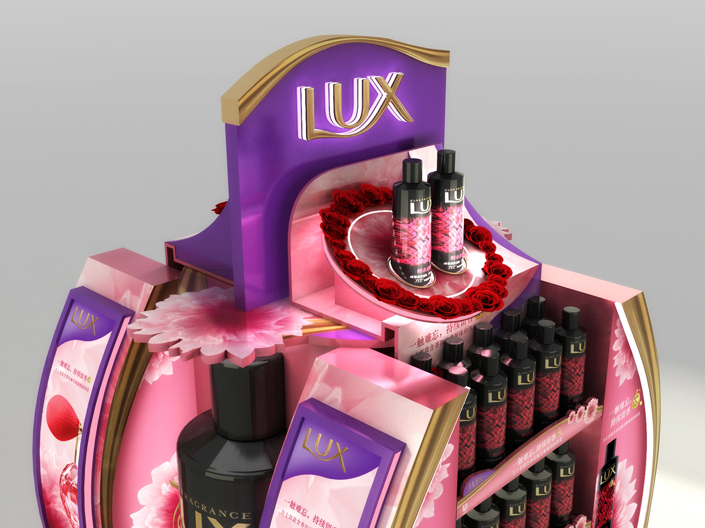 Lux posm pop Display merchandising