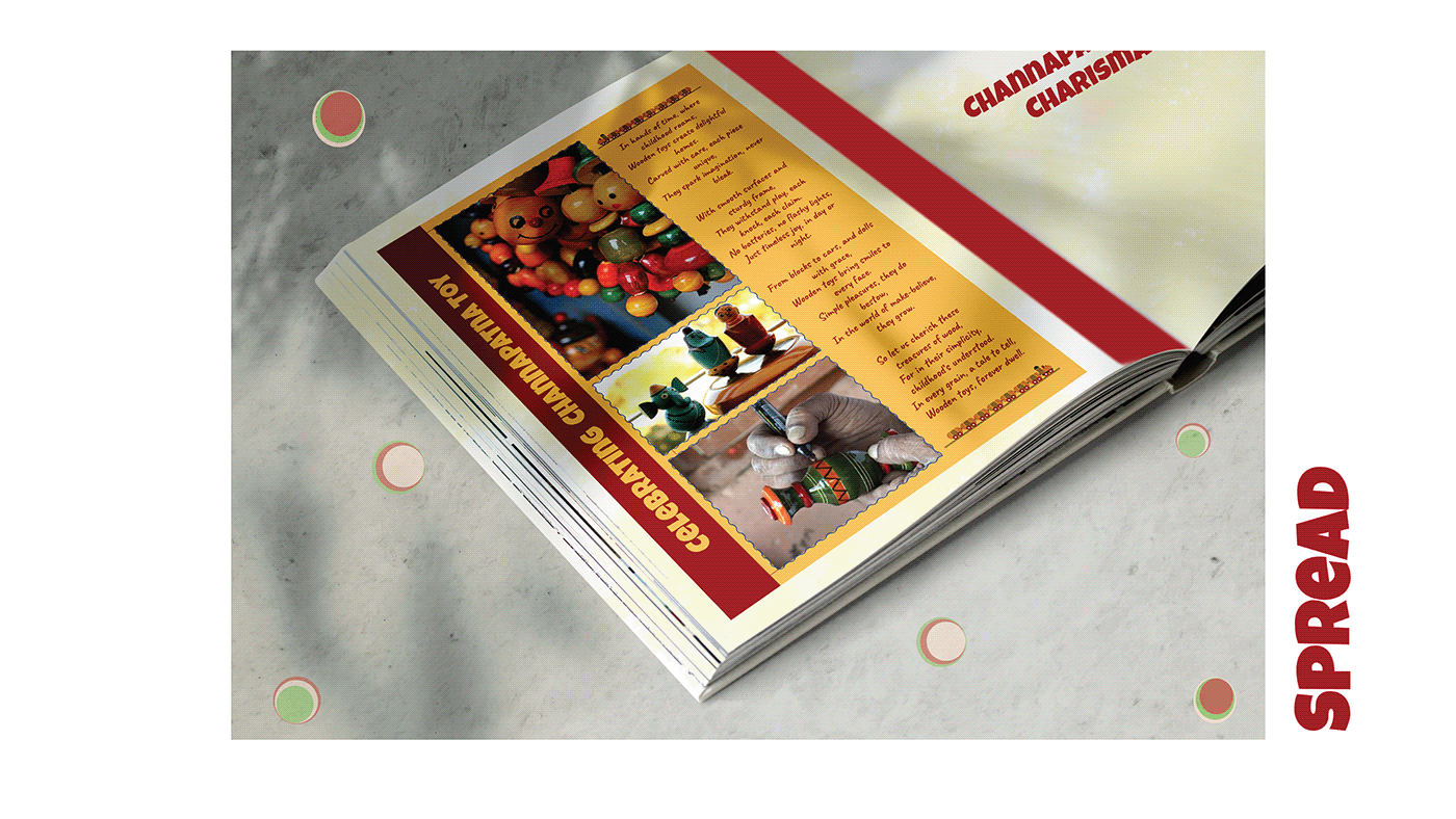 brochure design Print and Publication channapatna toys ZFold Brochure