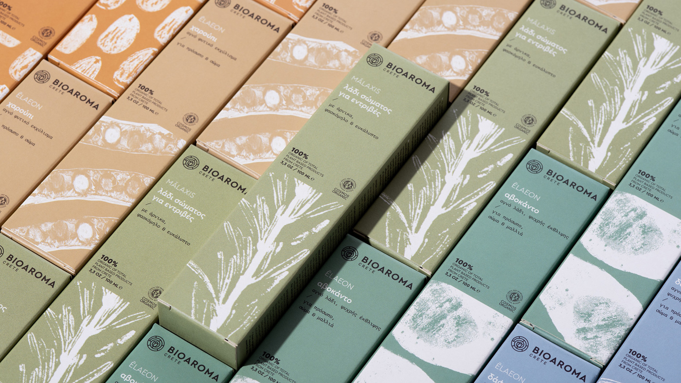 branding  organic Packaging print skincare
