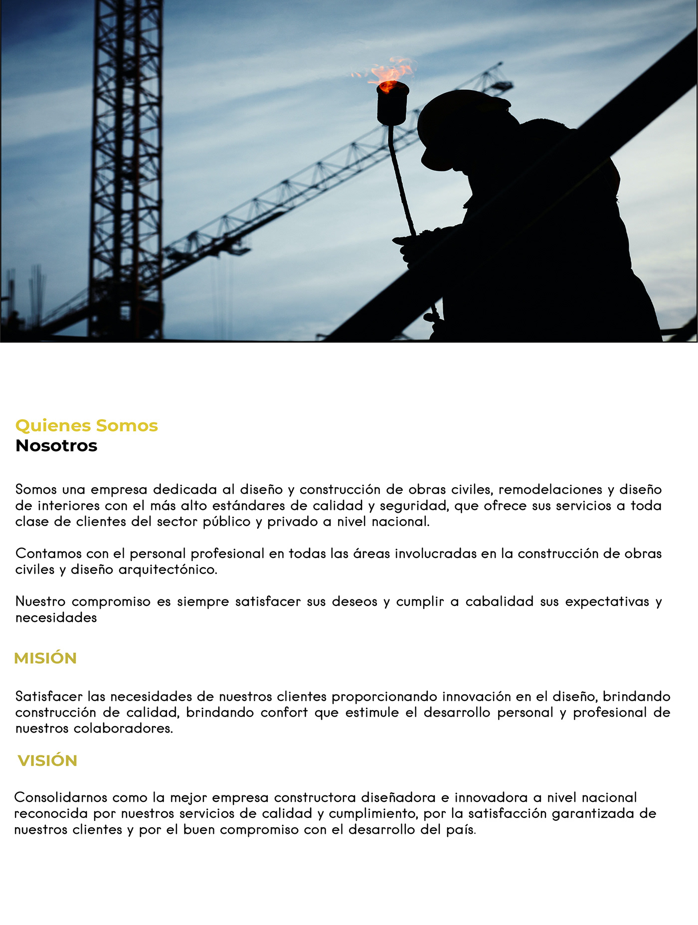 brochure company profile construction diptico Diseño editorial diseño gráfico folleto maquetación marca publicidad