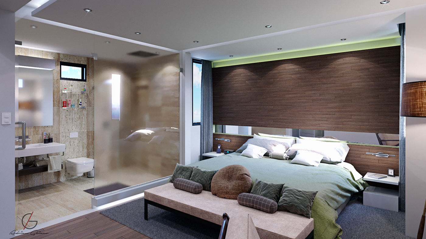 suite hotel Render 3dsmax hotel room design 3D luxury furniture Photography 