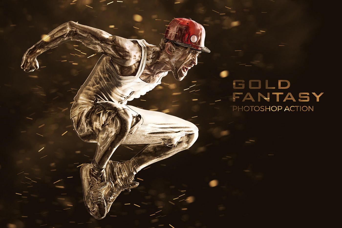 actions gold effect gold effects Gold Fantasy photoshop action Photoshop action free photoshop actions plugins