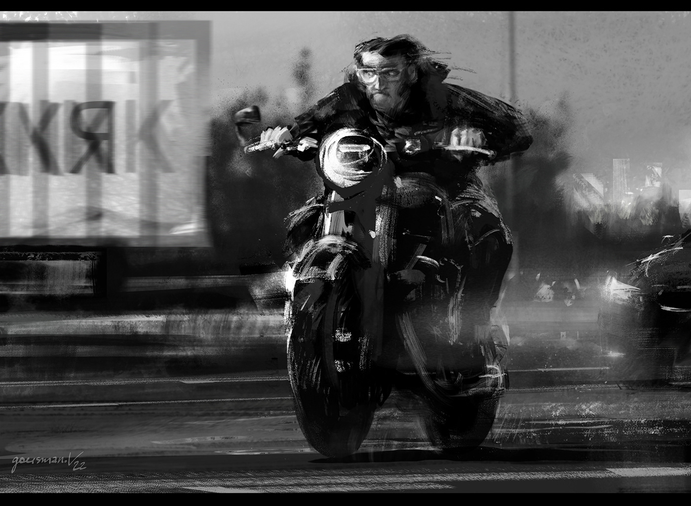 Bike escape Fly motorbike motorcycle racer